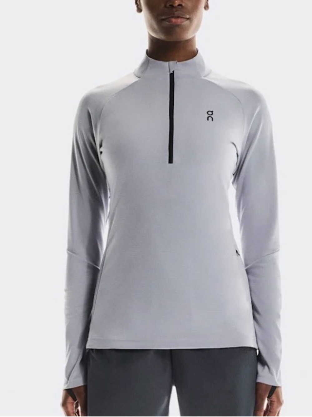 On Running Women's Lilac Half-Zip Long Sleeve Top